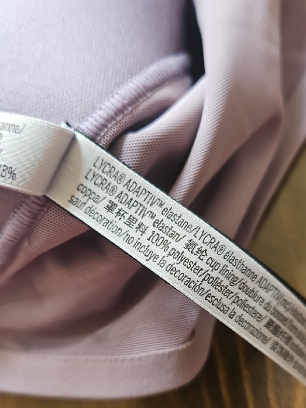 Victoria's Secret Lavender Longline Bralette with VSX Logo - Picture 8 of 8